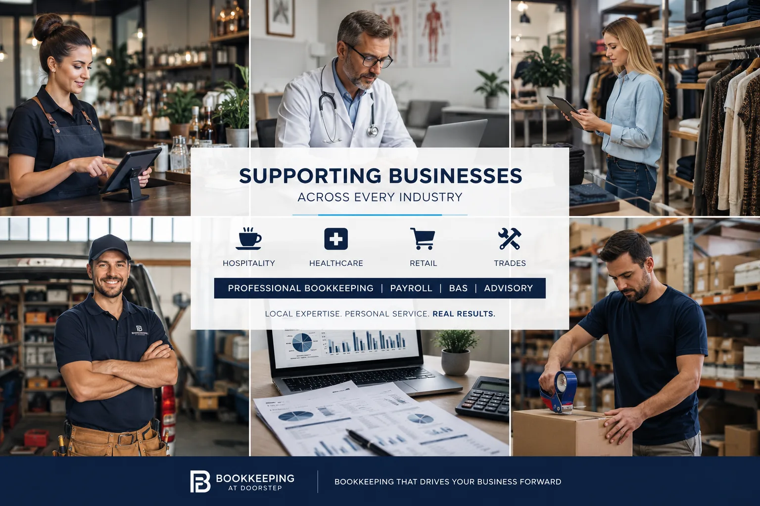 Industries supported by Bookkeeping At Doorstep